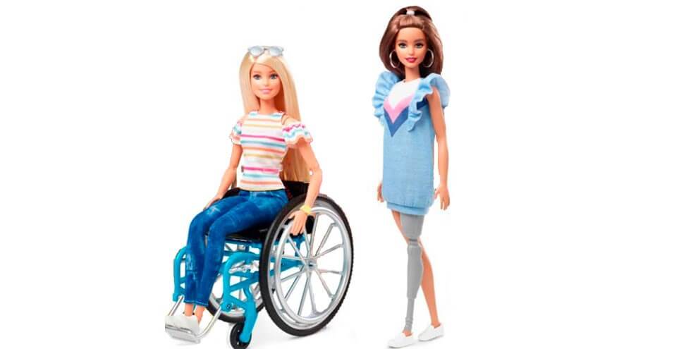 Barbie Cadeirante e Barbie Amputada